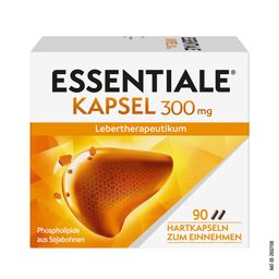 Essentiale®  |  Symptomlinderung bei Leberschäden |Fettleber |Müdigkeit| höhere Dosierung |  300 mg, 90 Kapseln