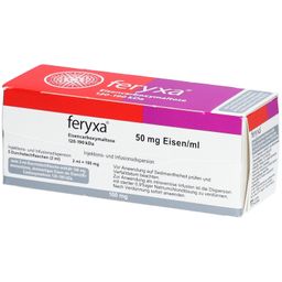 FERYXA 50 mg Eisen/ml Inj.-/Inf.-Dispers.100mg