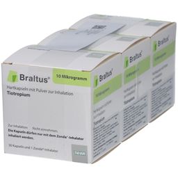 BRALTUS 10 µg + 3 Zonda-Inhalat.Hartk.m.Plv.z.Inh.