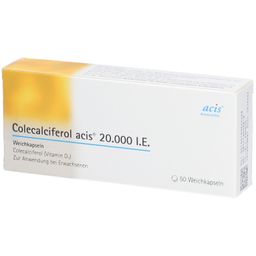 COLECALCIFEROL acis 20.000 I.E. Weichkapseln