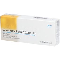 COLECALCIFEROL acis 20.000 I.E. Weichkapseln 50 St mit dem E-Rezept ...