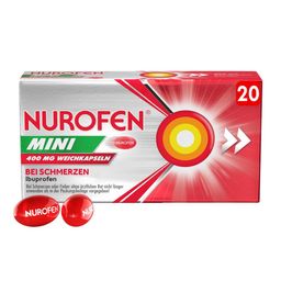 NUROFEN MINI 400 mg Ibuprofen Weichkapseln – für leichteres Schlucken - Jetzt 15% mit dem Code reckitt15 sparen*