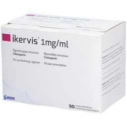 IKERVIS 1 mg/ml Augentropfen Emuls.Einzeldosispip.