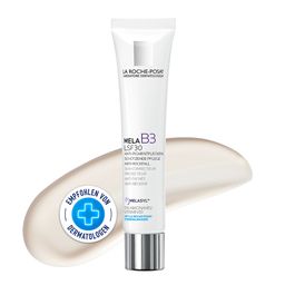 La Roche Posay Mela B3 Creme LSF 30: Tagescreme gegen Pigmentflecken mit LSF 30, Melasyl & Niacinamid + La Roche Posay Anthelios UVMune Anti-Pigmentation Fluid 15ml GRATIS