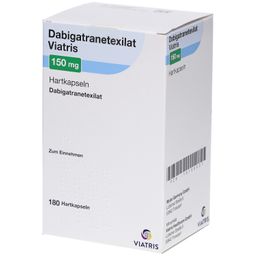 DABIGATRANETEXILAT Viatris 150 mg Hartkapseln