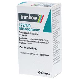 TRIMBOW 172 µg/5 µg/9 µg 120 Hub Druckgasinhalat.
