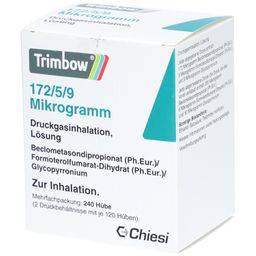TRIMBOW 172 µg/5 µg/9 µg 120 Hub Druckgasinhalat.