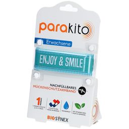 PARA'KITO Mückenschutz Armband Blau