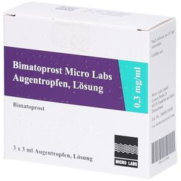 BIMATOPROST Micro Labs 0,3 mg/ml Augentropfen