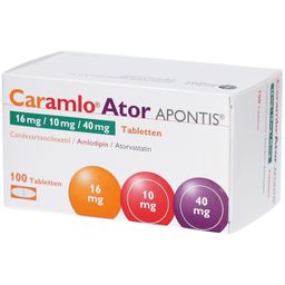 CARAMLO Ator APONTIS 16 mg/10 mg/40 mg Tabletten
