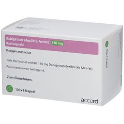 DABIGATRAN ETEXILATE Accord 110 mg Hartkapseln