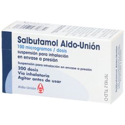 SALBUTAMOL Aldo-Union 100 µg/Sprühstoß Spanien