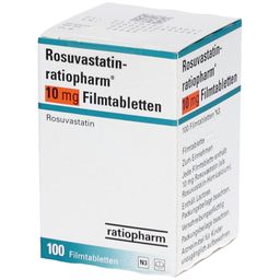 ROSUVASTATIN-ratiopharm 10 mg Filmtabletten Dose