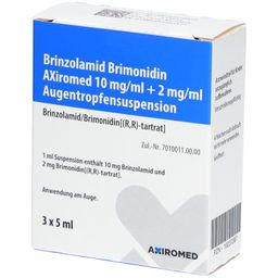 BRINZOLAMID Brimonidin AXiromed 10mg/ml+2mg/ml ATR
