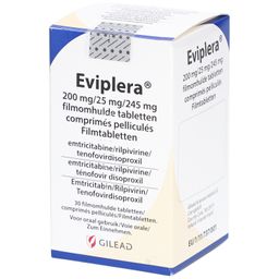 EVIPLERA 200 mg/25 mg/245 mg Filmtabletten
