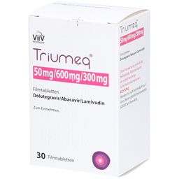 TRIUMEQ 50 mg/600 mg/300 mg Filmtabletten