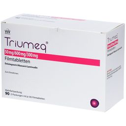 TRIUMEQ 50 mg/600 mg/300 mg Filmtabletten