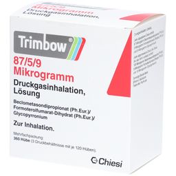 TRIMBOW 87 µg/5 µg/9 µg 120 Hub Druckgasinhalation