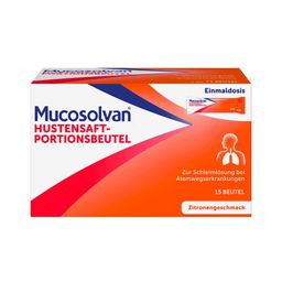 Mucosolvan® Hustensaft-Portionsbeutel mit 30mg Ambroxol