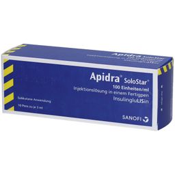 APIDRA SoloStar 100 E/ml Inj.-Lsg.i.e.Fertigpen