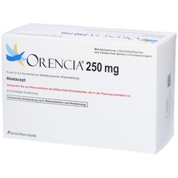 ORENCIA 250 mg Plv.f.e.Konz.z.Herst.e.Inf.-Lsg.