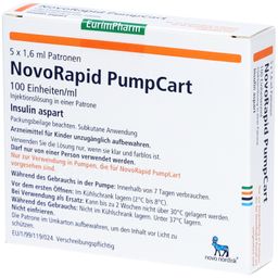 NOVORAPID PumpCart 100 E/ml Inj.-Lsg.i.e.Patrone
