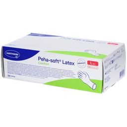 Peha-soft® Latex Comfort Untersuchungshandschuhe Gr. L, unsteril