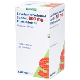 SEVELAMERCARBONAT Sandoz 800 mg Filmtabletten