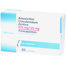 AMOXICILLIN/Clavulansäure Zentiva 875mg/125mg FTA
