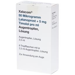 XALACOM 50 µg Latanoprost + 5 mg Timolol/ml ATR