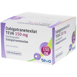 DABIGATRANETEXILAT TEVA 150 mg Hartkapseln