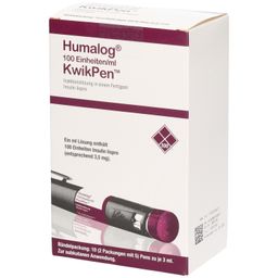 HUMALOG 100 E/ml KwikPen Injektionslösung
