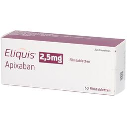 ELIQUIS 2,5 mg Filmtabletten