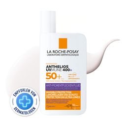 La Roche Posay Anthelios Anti-Pigmentflecken Fluid UV Mune 400 LSF 50+ mit Melasyl + Hyalu B5 Serum 10ml GRATIS