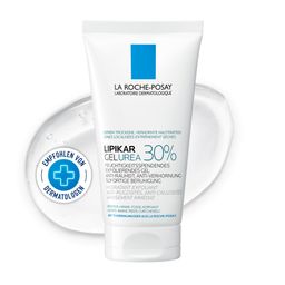 La Roche Posay Lipikar Gel Urea 30 %: Feuchtigkeitsspendende Körperpflege mit exfolierender Wirkung gegen extrem trockene und verhornte Hautpartien