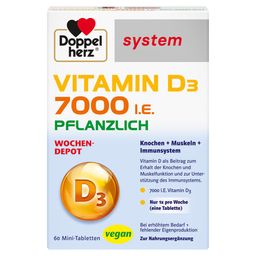 Doppelherz® system VITAMIN D3 7000 I.E. PFLANZLICH