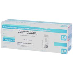 CALCIPOTRIOL comp-1A Pharma 50 µg/g + 0,5mg/g Sal.