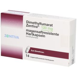 DIMETHYLFUMARAT Zentiva 120 mg magensaftr.Hartk.