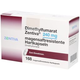 DIMETHYLFUMARAT Zentiva 240 mg magensaftr.Hartk.