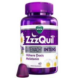 WICK ZzzQuil Gute Nacht INTENS, Höhere Dosis Melatonin*