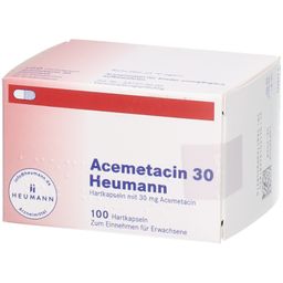 ACEMETACIN 30 Heumann Hartkapseln