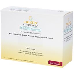 TRIXEO Aerosphere 5/7,2/160µg Druckgasinh.120ED