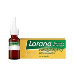 Lorano® Azelastin/Fluticason Allergiespray bei Heuschnupfen – Gemeinsam stärker** und schneller*