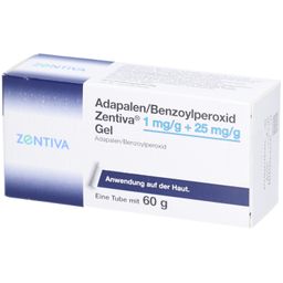 ADAPALEN/Benzoylperoxid Zentiva 1mg/g + 25mg/g Gel