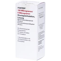 FOSTER 100/6 µg 120 Hub Dosieraerosol