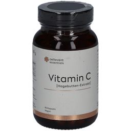 Cellavent Essentials Vitamin C Kapseln - Hagebutten-Pulver
