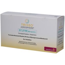TRIXEO Aerosphere 5/7,2/160µg Druckgasinh.120ED
