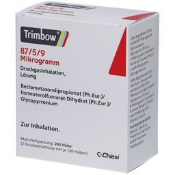 TRIMBOW 87 µg/5 µg/9 µg 120 Hub Druckgasinhalation