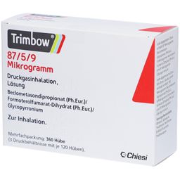 TRIMBOW 87 µg/5 µg/9 µg 120 Hub Druckgasinhalation