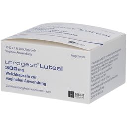 UTROGEST Luteal 300 mg Weichkaps.z.vaginal.Anwend.